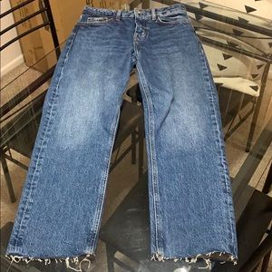 Topshop Straight Leg Jeans